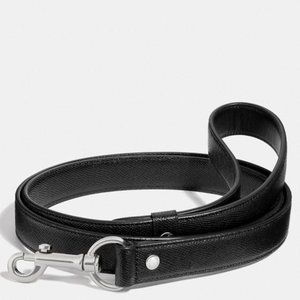 NWT Coach Large Pet Leash Black